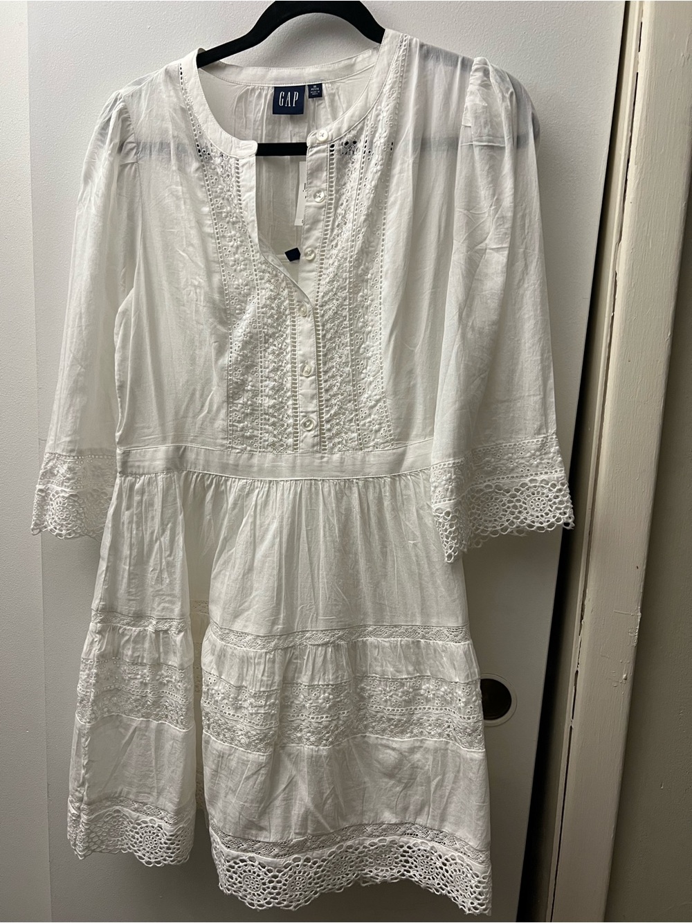 New! GAP White Eyelet Dress
